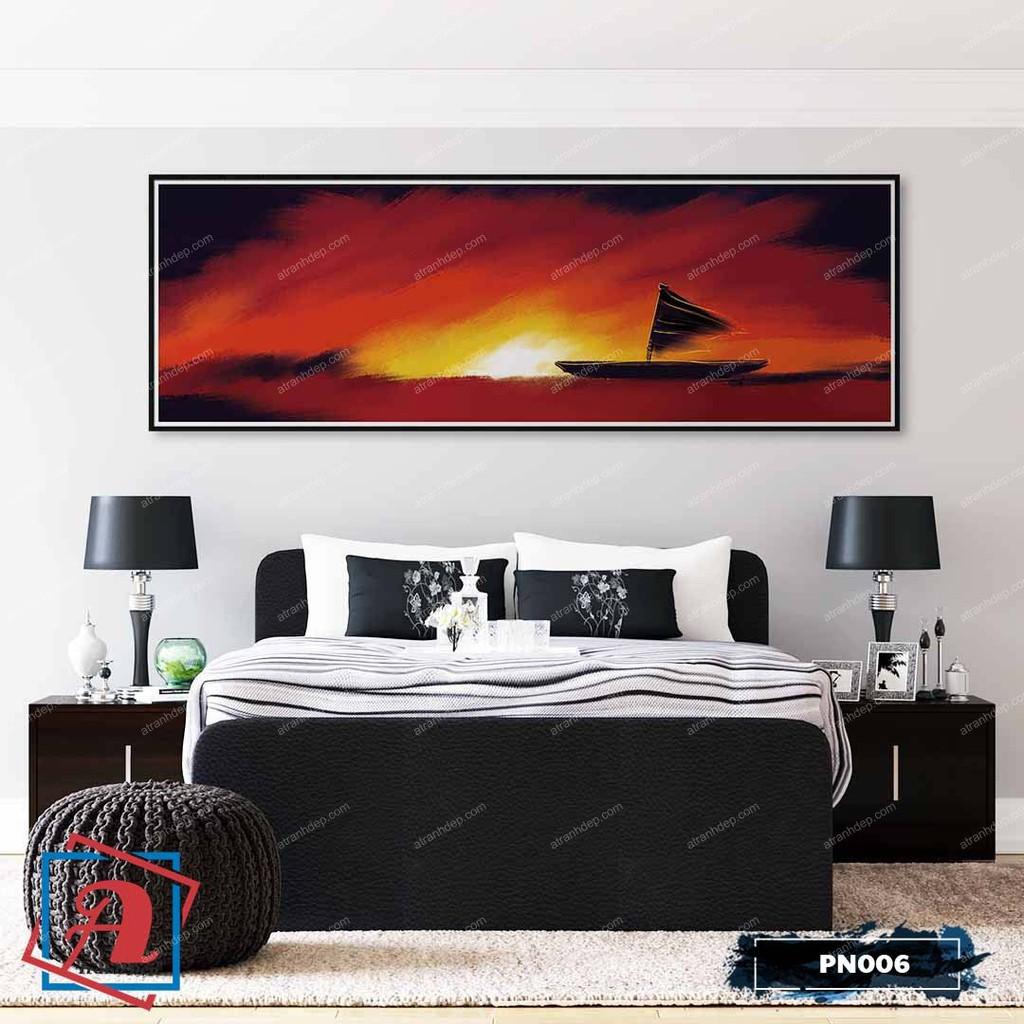 Tranh canvas khổ lớn trang trí phòng ngủ - PN006