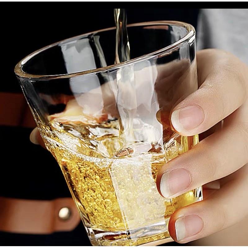 Bộ 6 cốc thủy tinh 8 góc lùn cao cấp