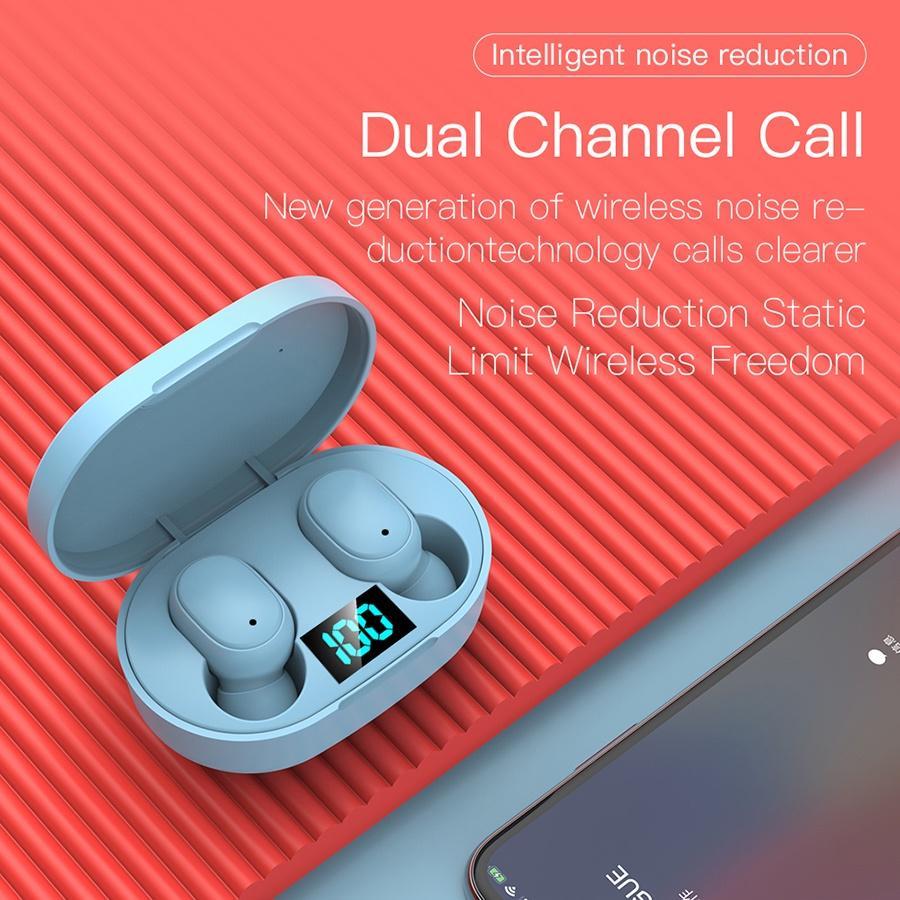 Tai Nghe Không Dây Bluetooth E6S TWS Chống Ồn Phong Cách Thể Thao Cho Xiaomi Redmi