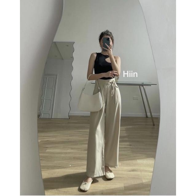 Áo yếm không tay sinbou trắng/đen