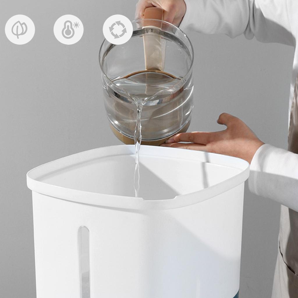 Rice Container Large Moisture-Proof Multipurpose Storage Tank Bucket Rice Cylinder for Dry Food Storage Container Machine