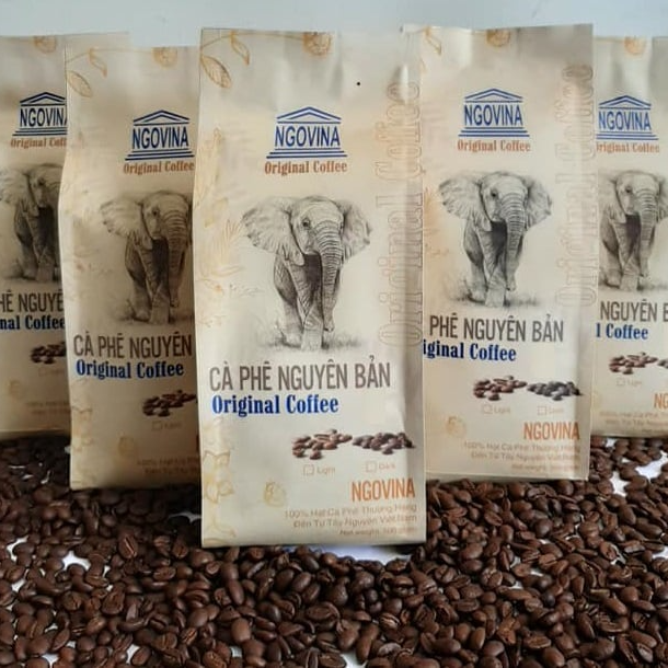 Cà Phê Ngovina - Nguyên Bản 1 – Daily Blend – 1Kg Hạt Rang Mộc