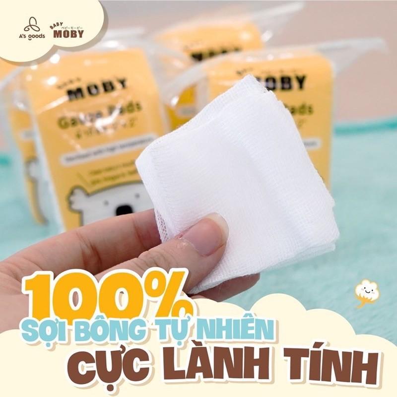 Gạc miếng rơ lưỡi cho bé sơ sinh Moby, made in Thái Lan