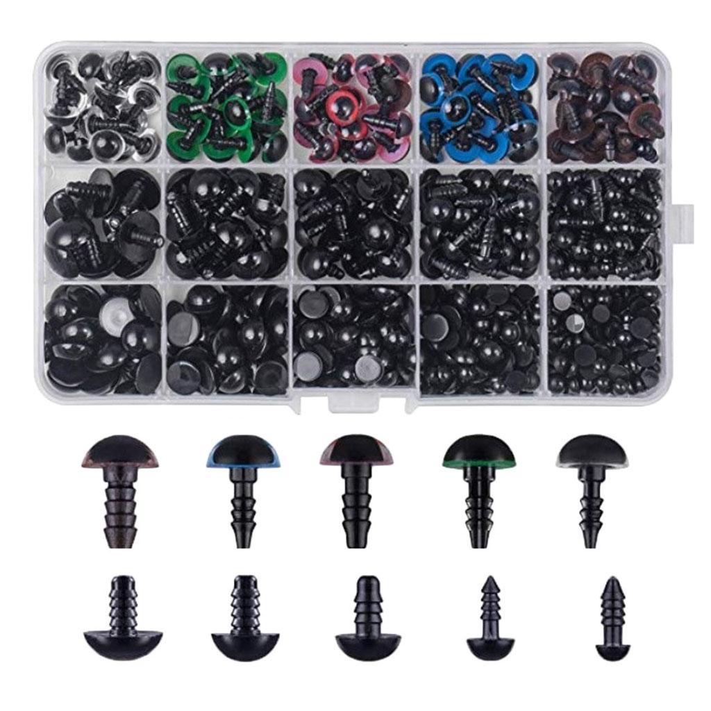 Safety Eyes Colour Toys For Teddy Bear Doll Animal  566Pcs