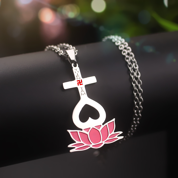 Dây chuyền Thiên Tâm đế hoa sen phật không đen dị ứng sài nước thỏa mái