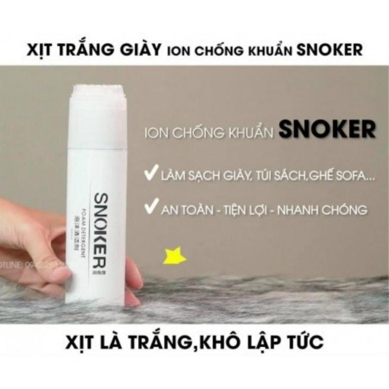 Chai xịt bọt vệ sinh giày sneaker kèm đầu chải - làm sạch mọi vết bẩn