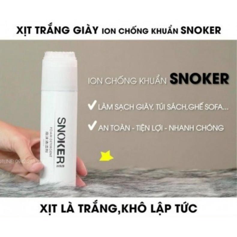 Chai xịt  bọt vệ sinh giày sneaker kèm đầu chải - làm sạch mọi vết bẩn