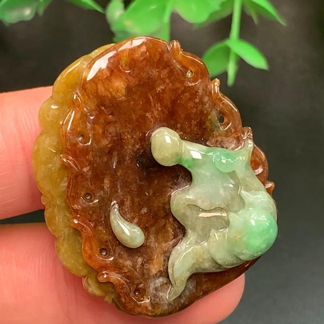 Ngộ đạo ngọc huyết phong thủy ngọc cẩm thạch/Ngọc phỉ thúy tự nhiên cao cấp