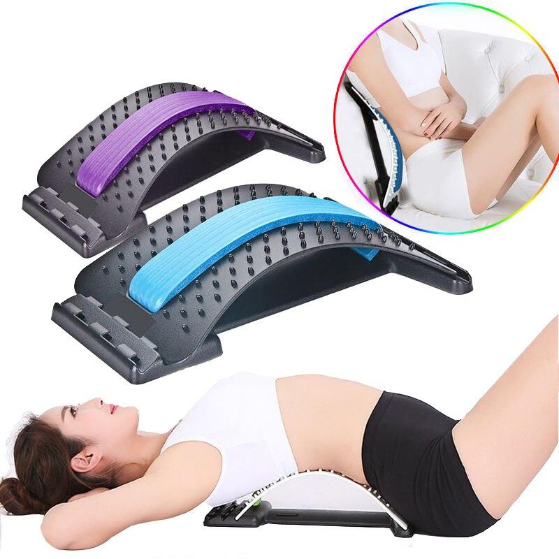 Stretching Equipment Back Massager Stretcher Home Fitness Equipment SoothingSpine Waist Equipment To Relieve Pain and Relaxation