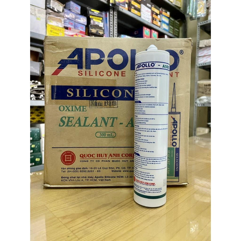 25 chai Keo silicone A500 Xám đậm