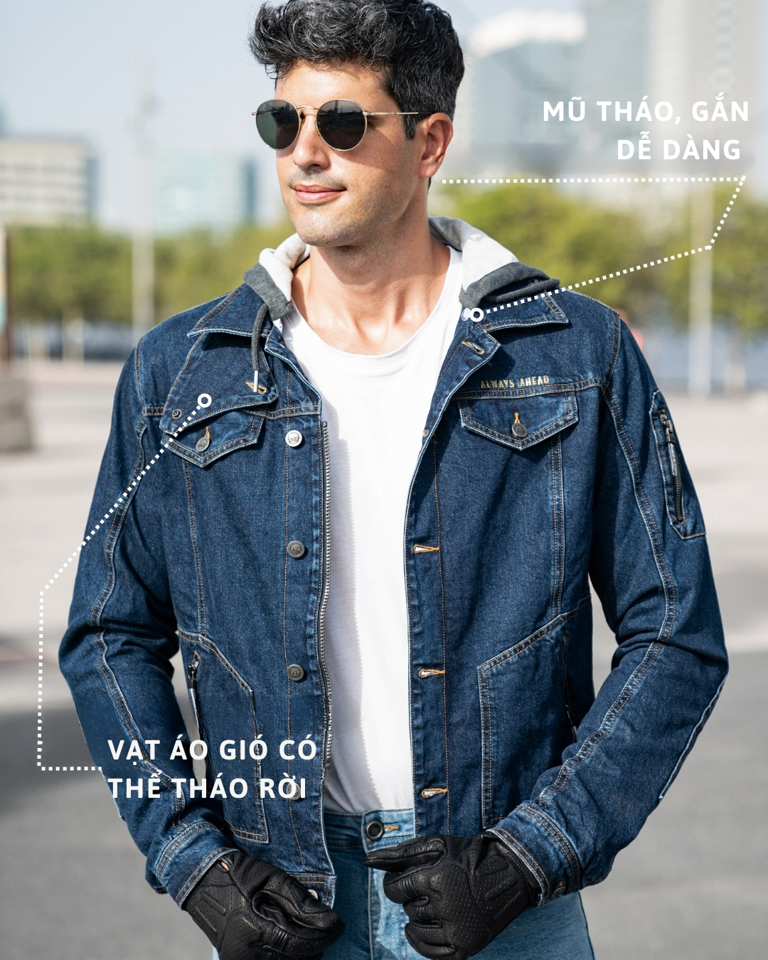 Áo Thời Trang Bảo Hộ Lái Moto, Xe Máy LS2 Oaky Man - GARA20