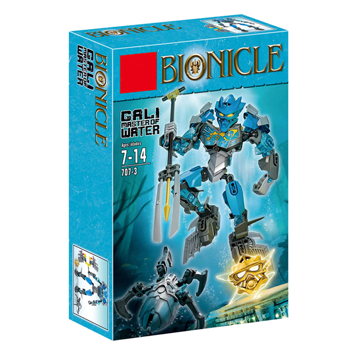 Mô hình đồ chơi Gali Water 707-3 - Bộ sưu tập Lego Robot Bionicle