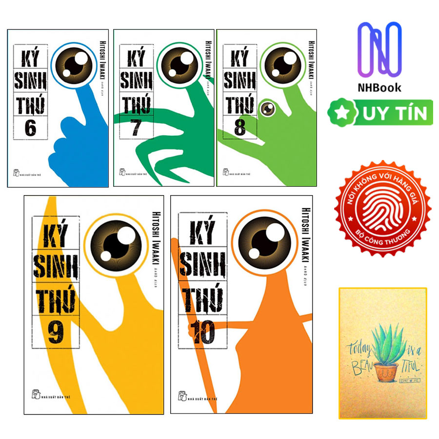 Combo Ký Sinh Thú Tập 6, 7, 8 , 9 , 10 Tặng Kèm Sổ Tay