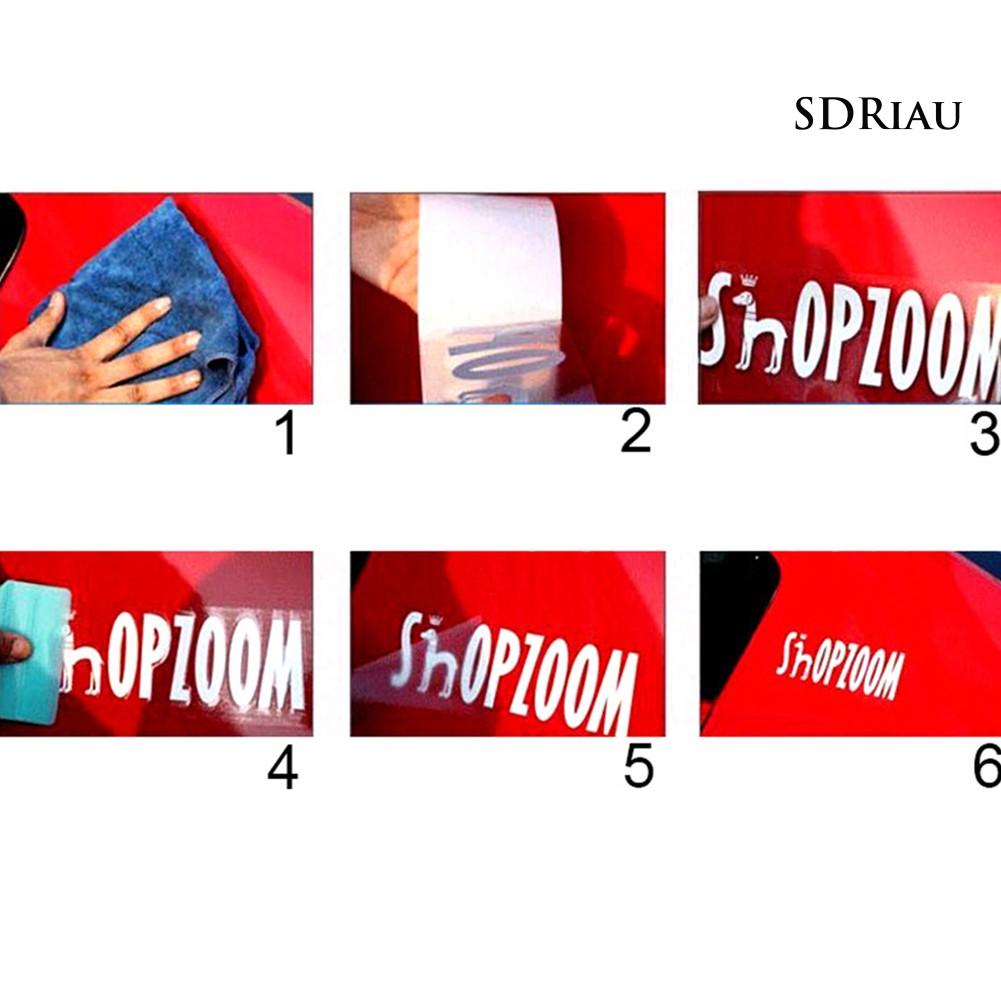 Miếng Dán Chữ "Hood" Dán Đuôi Xe Ô Tô