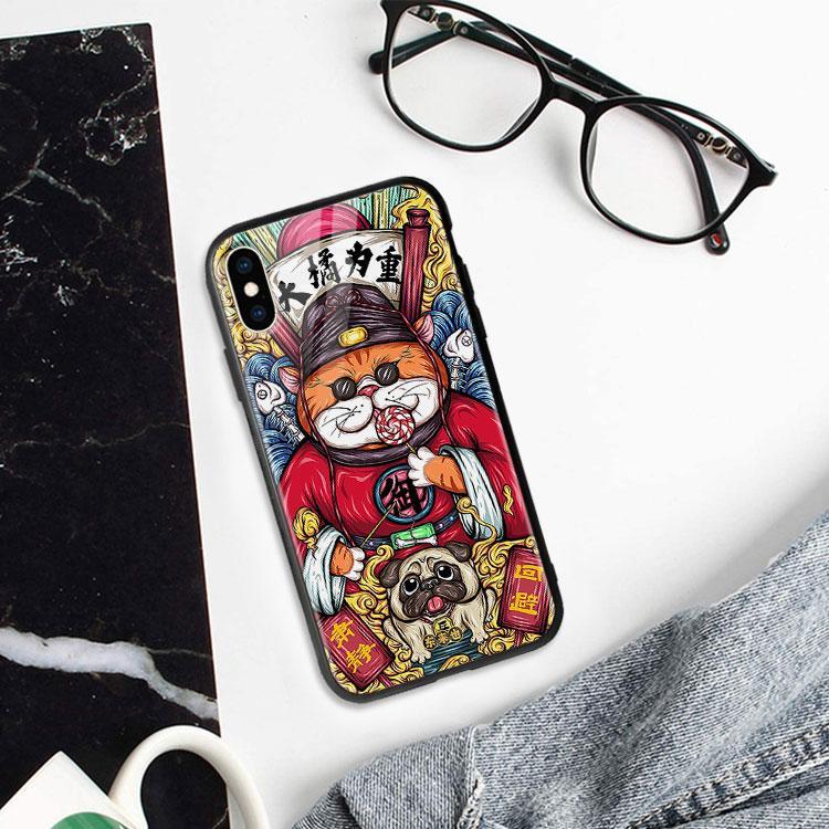 Ốp Lưng Mèo Thần Tài Hợp Mốt dành cho Iphone 6/6Plus/6S/6S Plus/7/7Plus/8/8Plus/X/Xs/Xs Max/11/11 Promax/12/12 Promax Lpc21010057