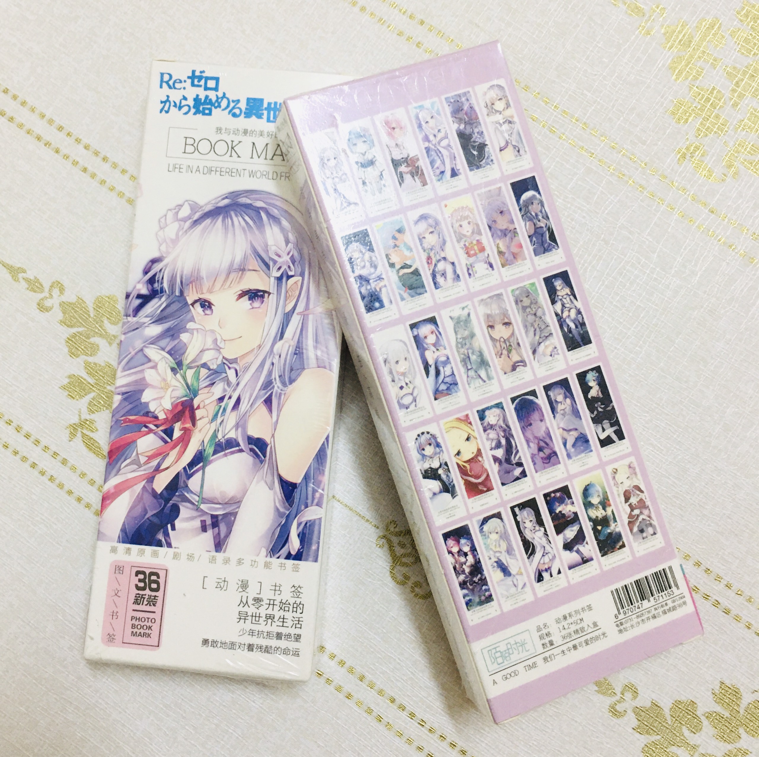 Bookmark Hộp 36 Đánh Dấu Sách Rem (Re:zero) (giao mẫu ngẫu nhiên)