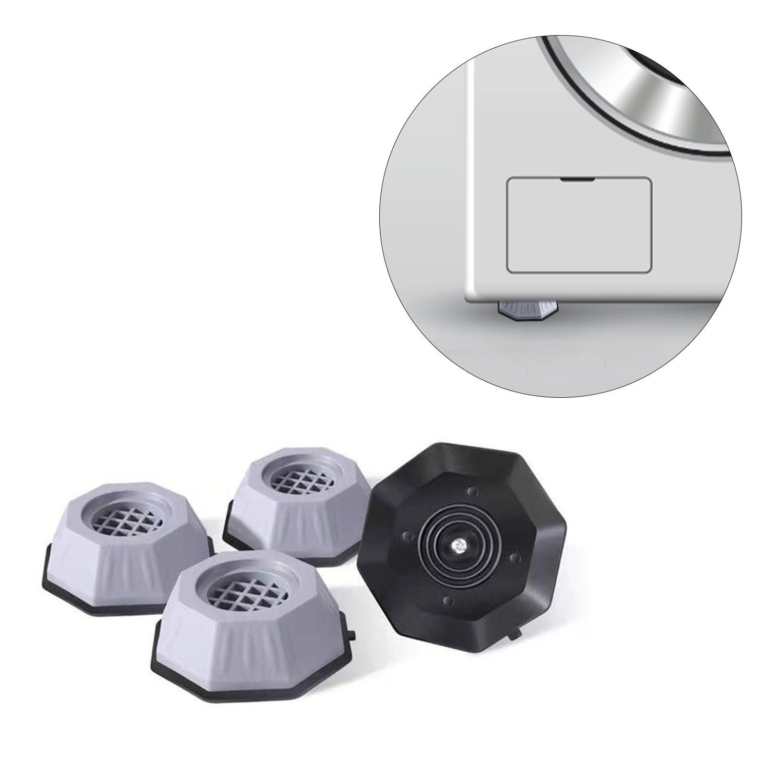 Set of 4 Anti Vibration Pads  Shaking Washer Dryer Lifting Foot