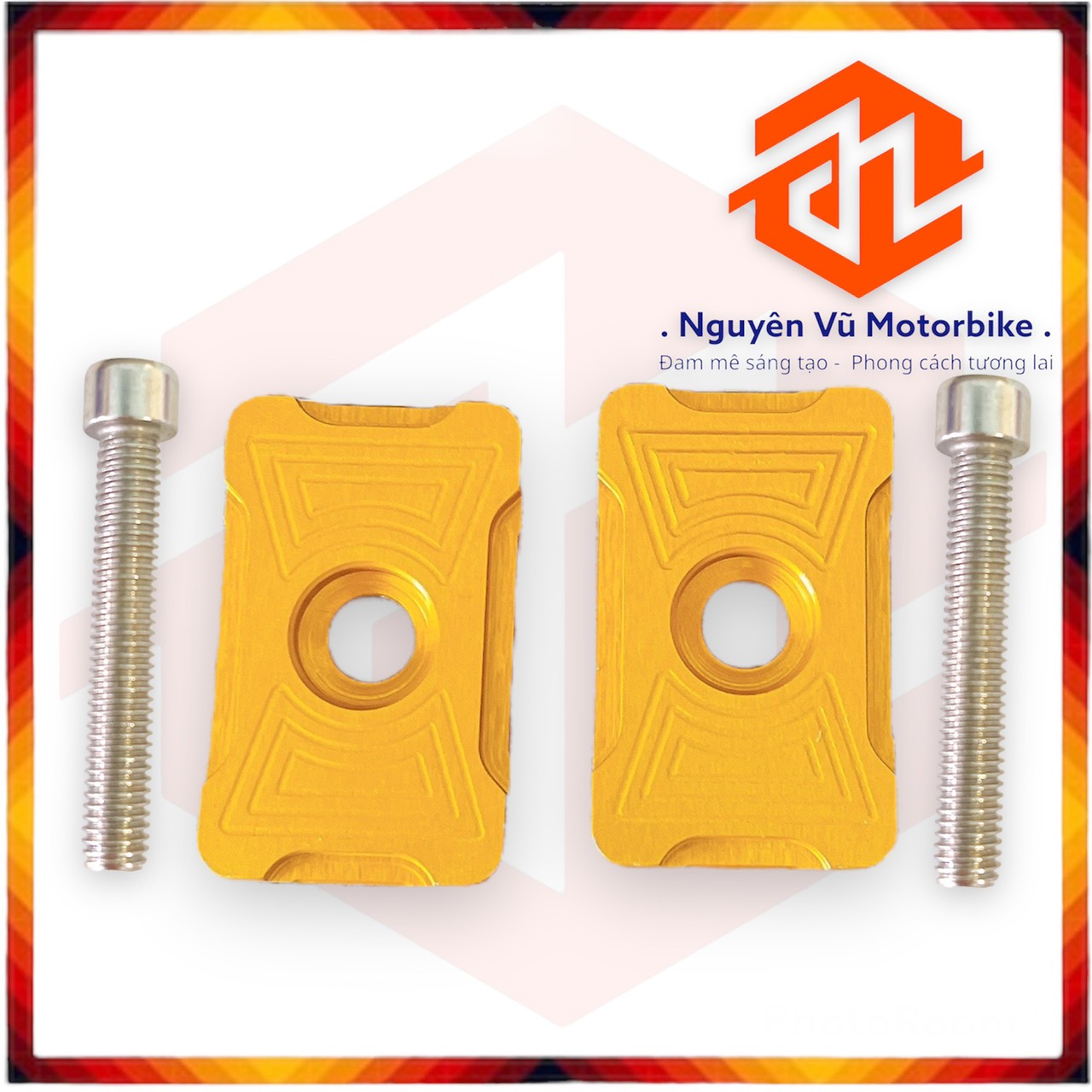 Nắp pát tăng sên Cho Ex 150 lắp như zin màu vàng