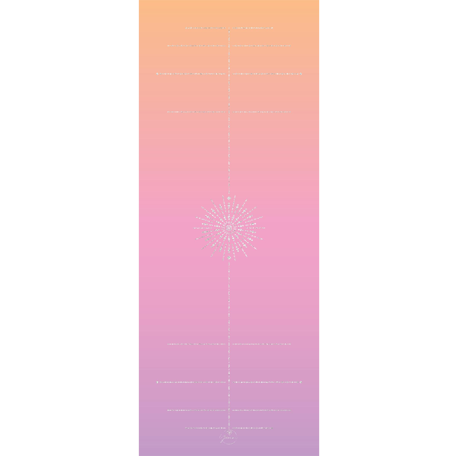 Thảm tập yoga chính hãng Yvonne, Pole Star Pink, (TẶNG KÈM 3 PHẦN QUÀ) dày 4mm bề mặt nhám, siêu bám, chống trơn trượt, ưa mồ hôi