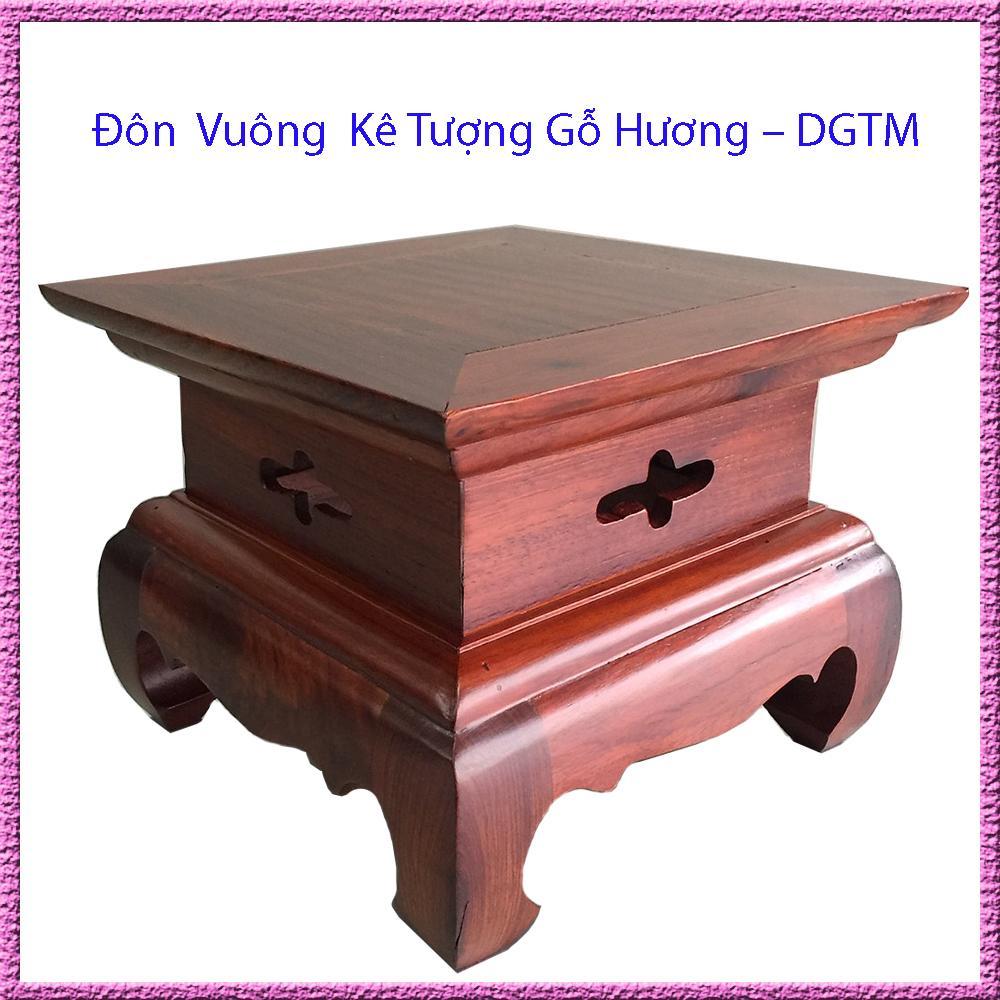 Đôn Vuông Kê Tượng Gỗ Hương, Kê Lục Bình , Kê Đồ Phong Thuỷ