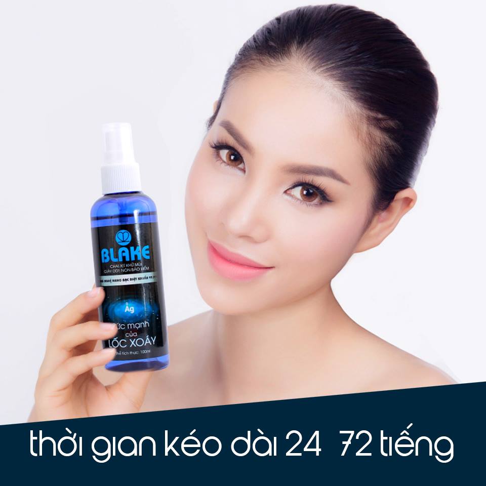 Xịt khử mùi hôi giầy, hôi chân BLAKE (100mL), phù hợp mọi loại giày, hiệu quả kéo dài 72h