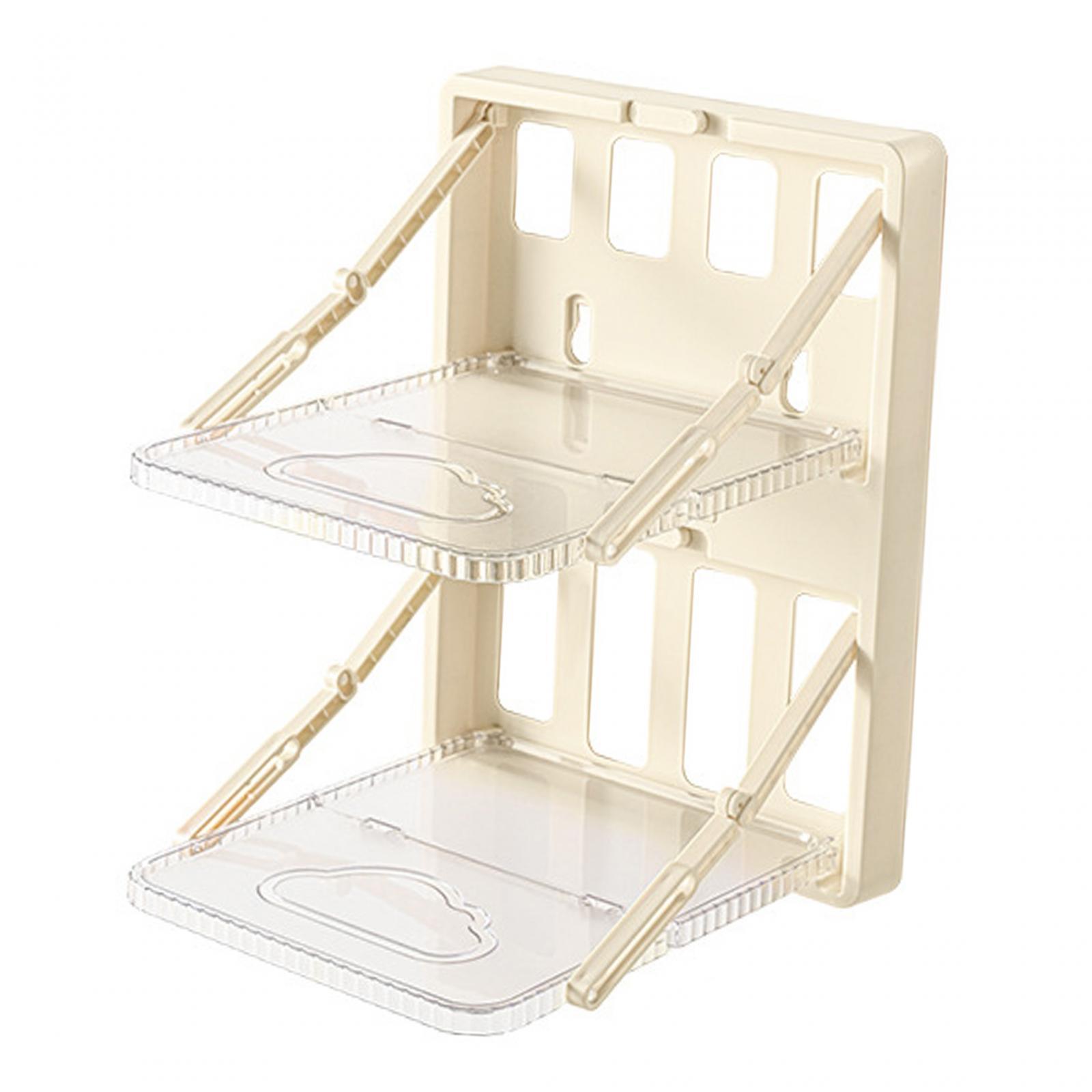 Wall Mounted Shoes Rack Shoe Holder Punch Free Space Saving Detachable Shoe Hanger Shoe Shelf for Closet Entryway Toilet Home