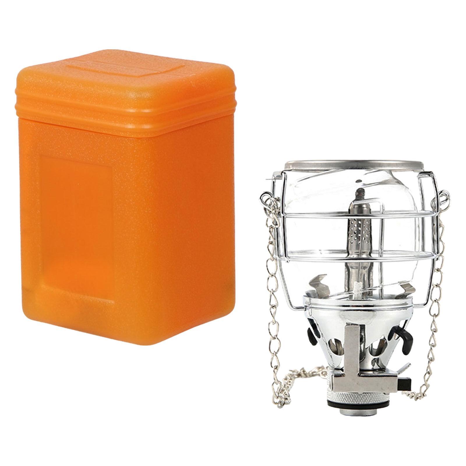 Gas Lantern Camping Lights Fuel Lamp Lighting Gear with Carry Case Outdoor Light Tent Lantern for Picnic Backpacking Travel Trekking
