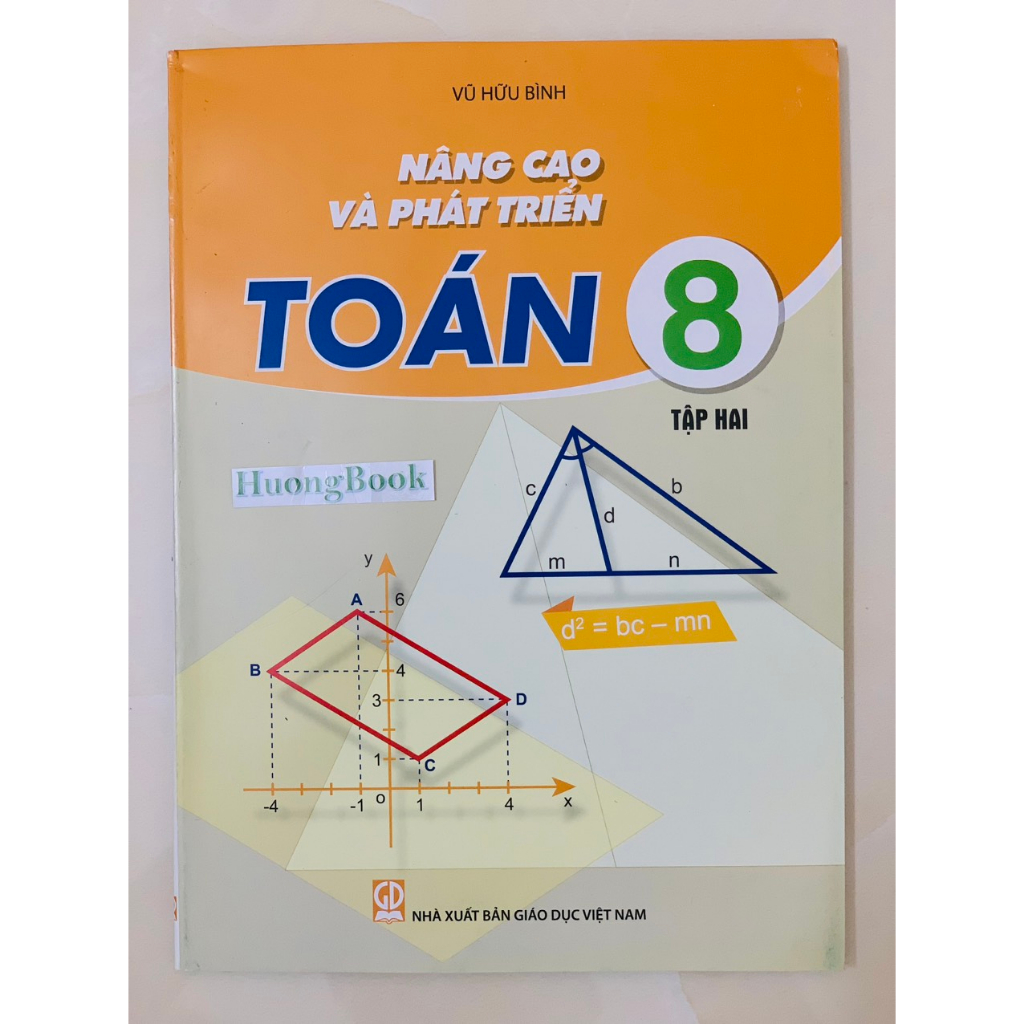 Sách - Combo Nâng Cao Và Phát triển Toán Lớp 8 - tập 1+ 2 ( mới nhất 2023 )