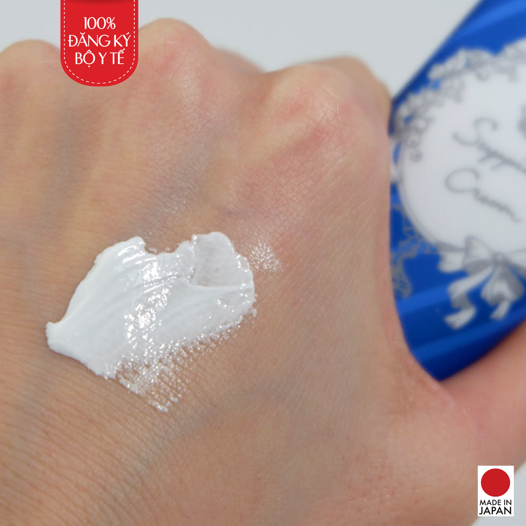 Kem Lót Trang Điểm Nhật Bản Dưỡng Trắng Da Club Suppin Cream Whitening Cực Mịn, Kiềm Dầu