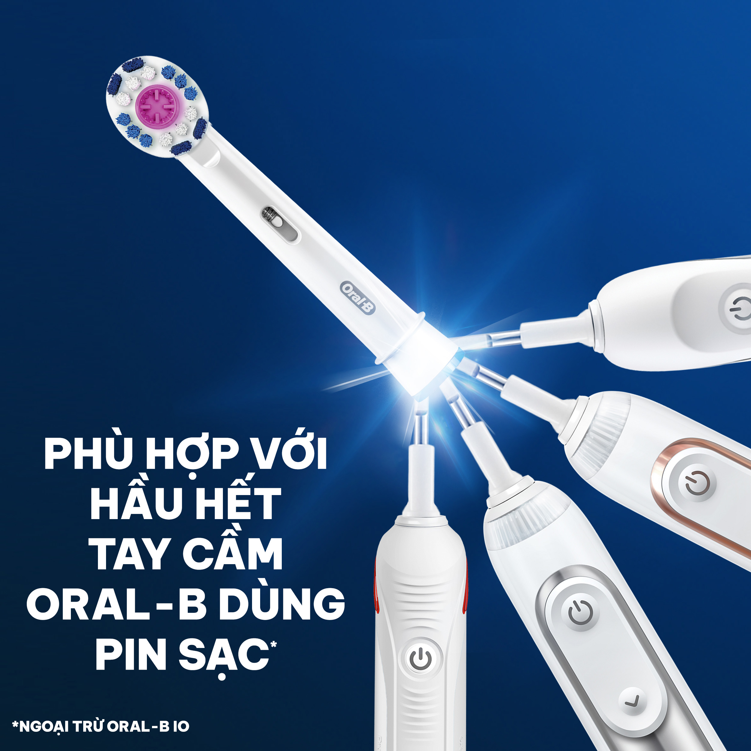 Đầu bàn chải Oral-B 3D White - Hàng chính hãng 100