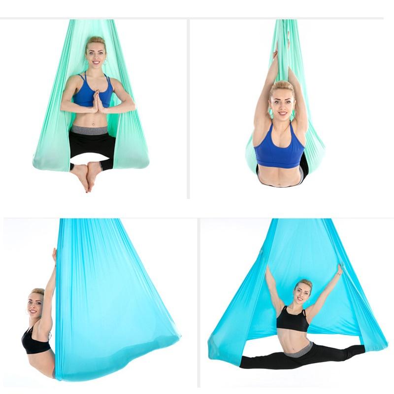 Aerial Yoga Hammock Set Antigravity Air Yoga Hammock Flying Swing Trapeze Anti-gravity Bed Yoga Training Belts For Gym Sporting