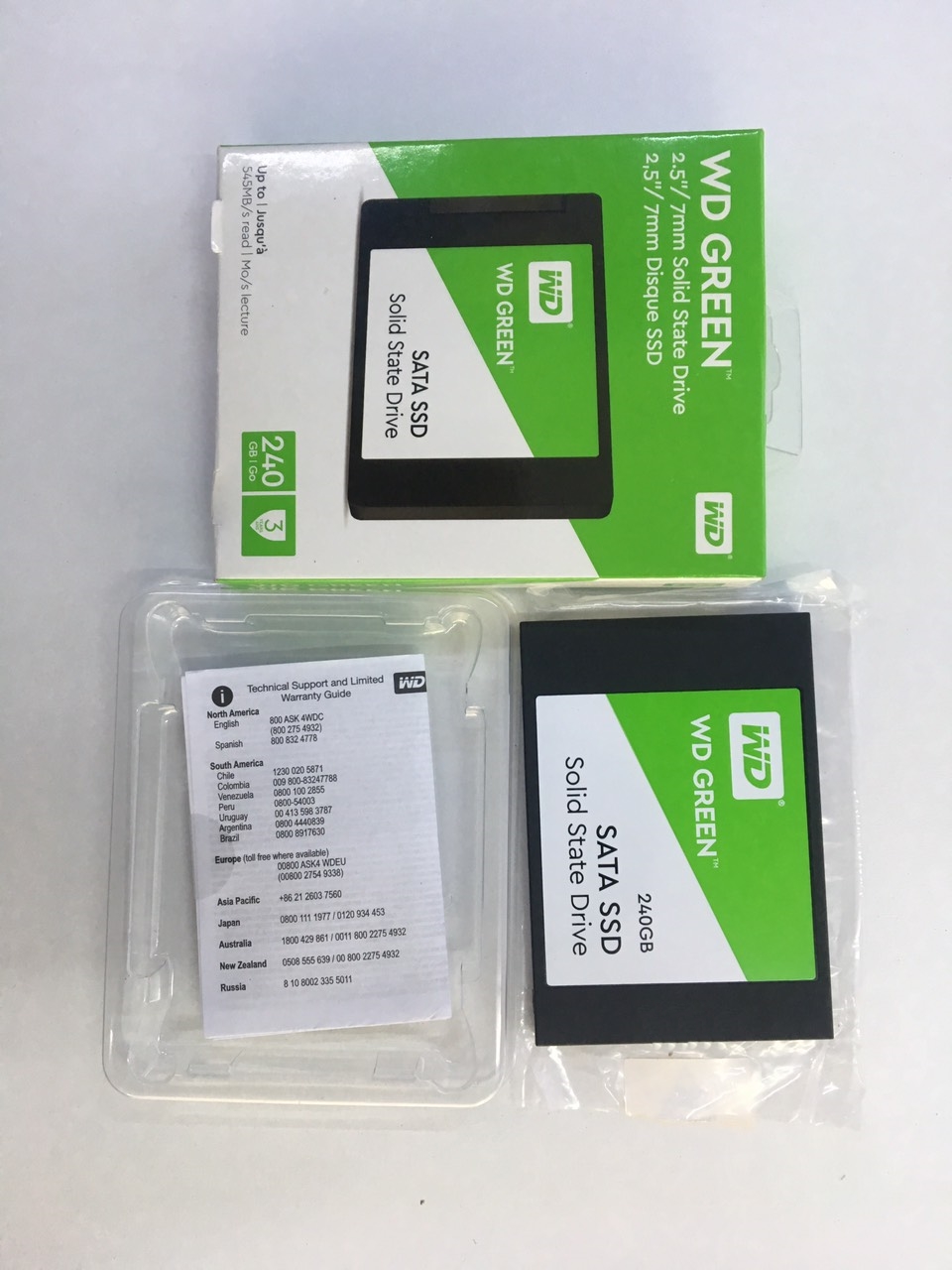 Ổ Cứng SSD 240GB Western Green WDS240G2G0A - Hàng Chính Hãng