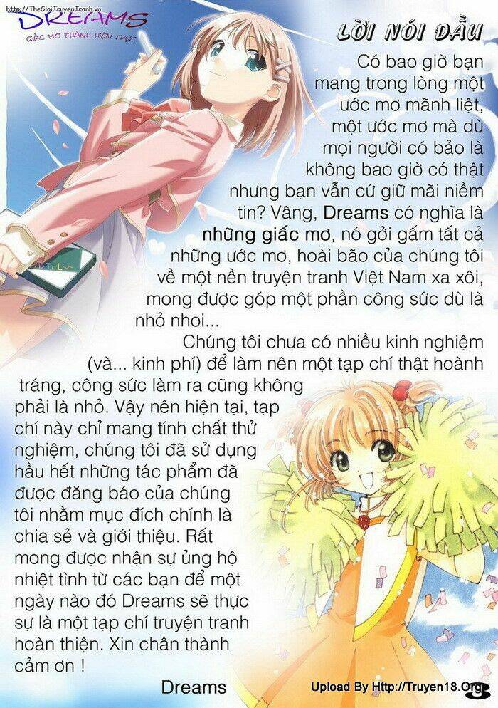 tạp chí dream chapter 1 3