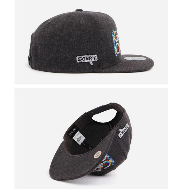 PREMI3R Mũ Snapback Nón snapback VW game charcoal mũ lưỡi trai phong cách hàn quốc nón thương hiệu chính hãng