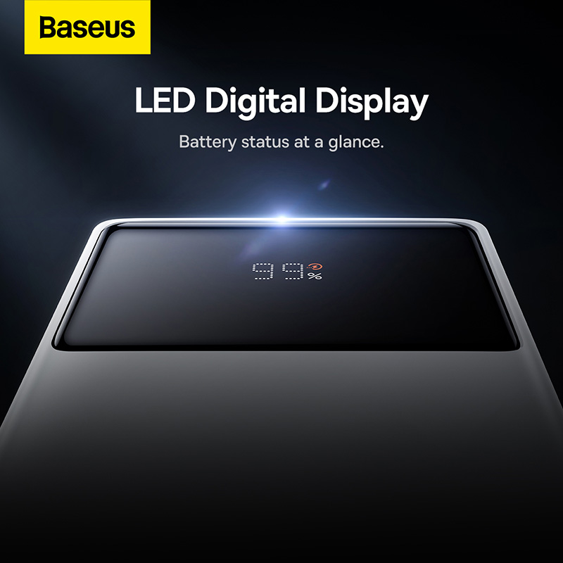 Pin Sạc Dự Phòng Baseus Star-Lord Digital Display Fast Charge Power Bank 20.000/30.000 mAh (Phiên bản quốc tế) (Hàng chính hãng)