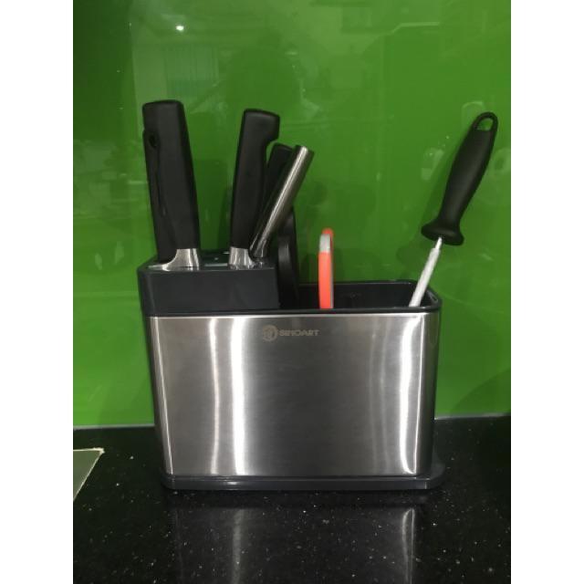 Kệ đựng dao, đũa, thìa Cao cấp kệ nhà bếp Giá kệ để dao inox