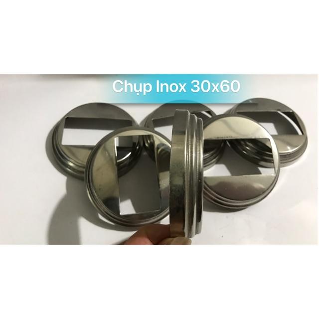 Chụp đế Inox sắt hộp 30x60