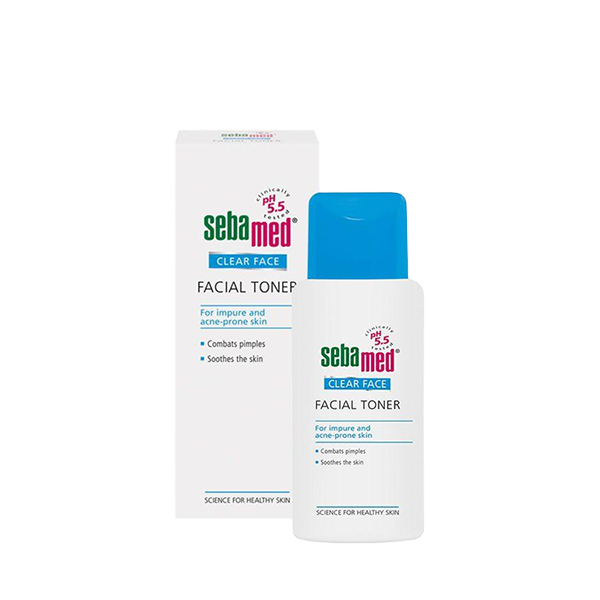 Nước Hoa Hồng Cân Bằng Da, Se Khít Lỗ Chân Lông pH 5.5 Sebamed Clear Face Deep Cleansing Facial Toner SCF03A (150ml)