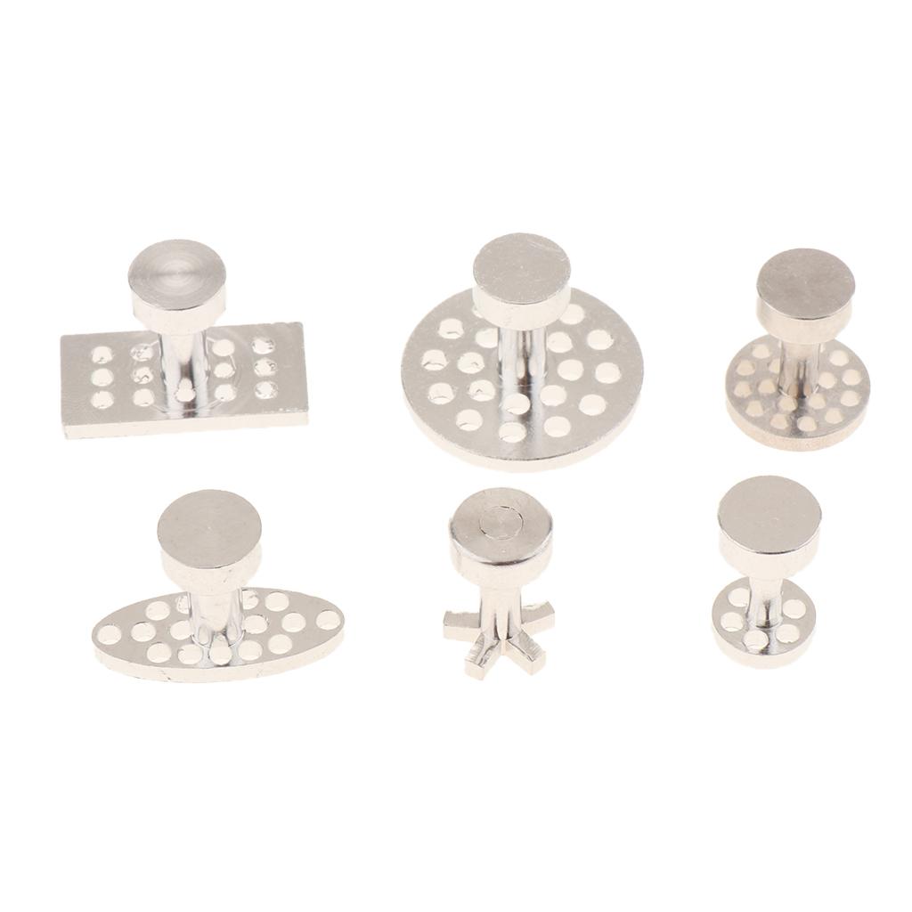 6 Size Auto  Tool Kit Aluminum Glue Puller Tabs for Car Paintless Repair