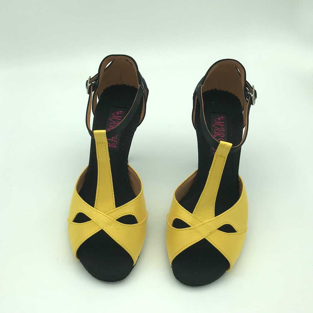 Phòng khiêu vũ thời trang Salsa Latin Dance giày cho phụ nữ tango Shoe Size: 7.5