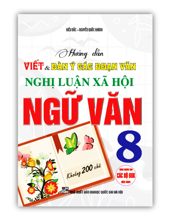 Sách - Hướng Dẫn Viết Và Dàn Ý Các Đoạn Văn Nghị Luận Xã Hội Ngữ Văn 8