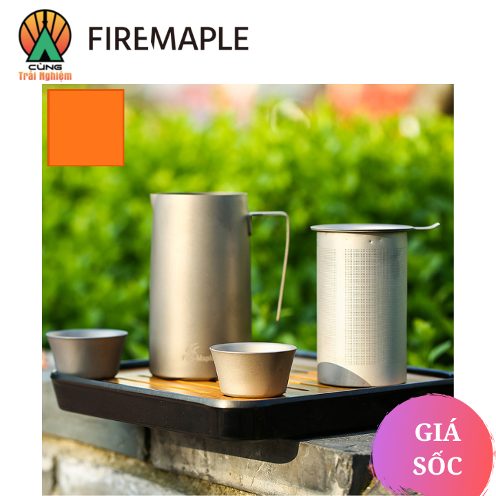 Bình pha trà Titanium Fire Maple chuyên du lịch cắm trại dã ngoại FMP-T320