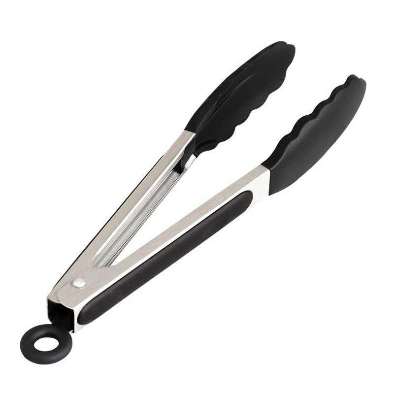 Kẹp gắp thức ăn silicon loại xịn chịu nhiệt cao chống trầy- Dụng cụ làm bánh, kẹp thịt nướng, salad.