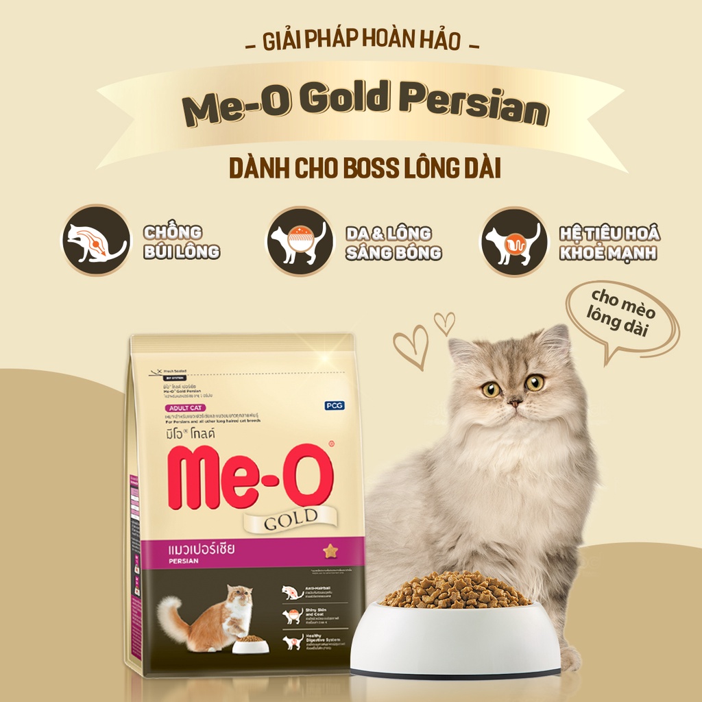 Thức Ăn Mèo Cao Cấp Me-O Gold Persian 1.2kg