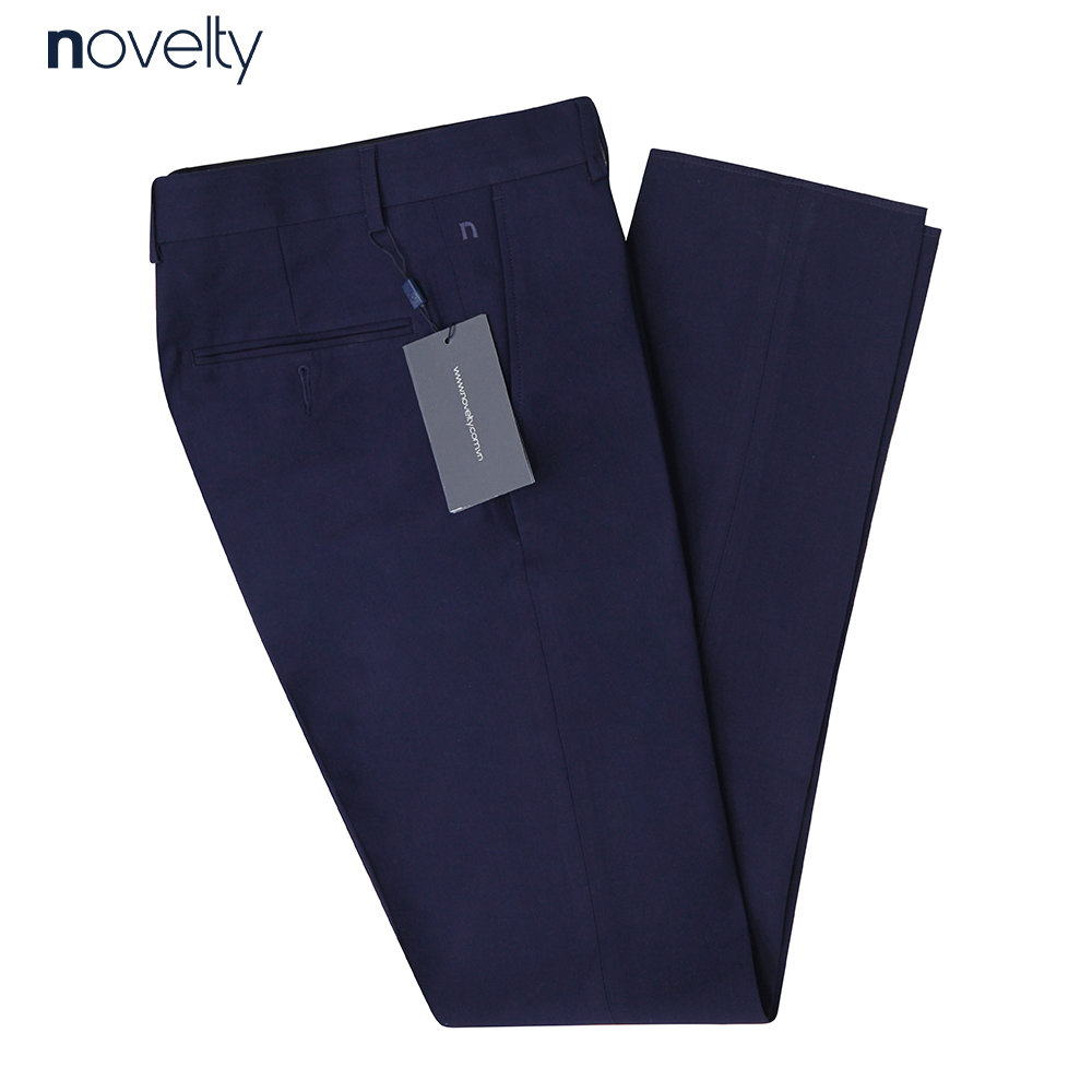 Quần tây nam Novelty 0Ply NQTMMDMT3F1806670 xanh đen Slimfit