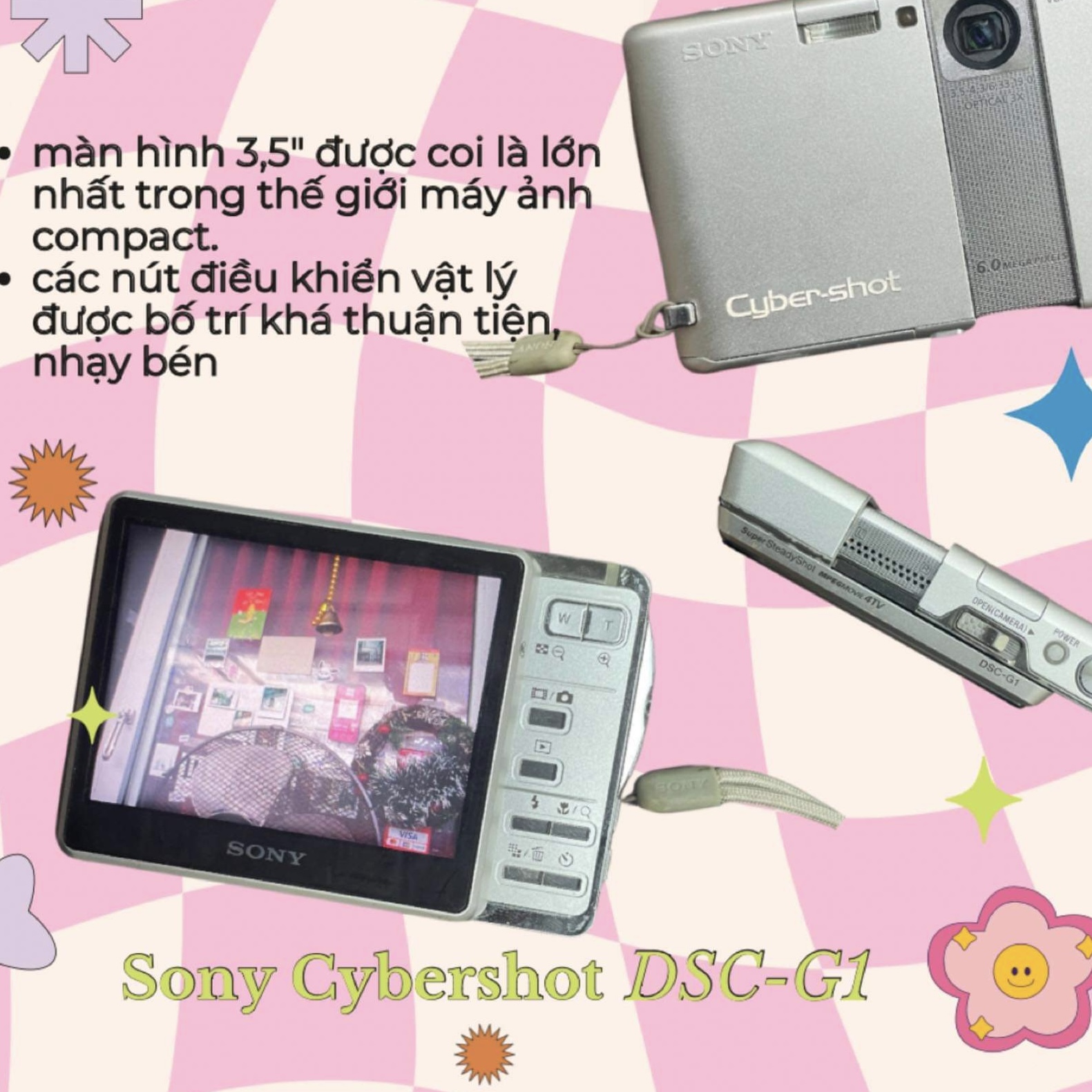 Máy ảnh compact Sony Cybershot G-1