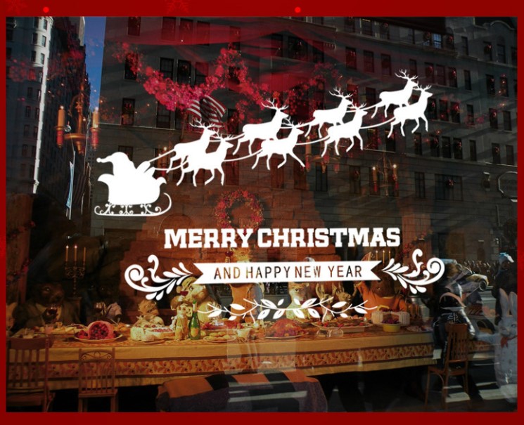 DECAL TRANG TRÍ NOEL 2 MẶT 2021 SỐ 38