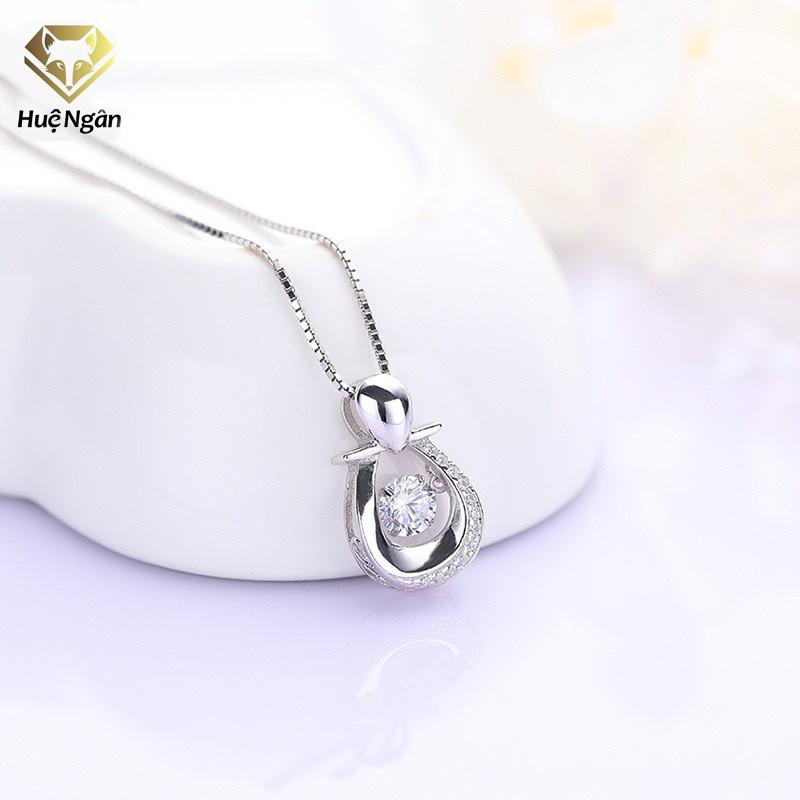 Dây chuyền bạc Ý 925 Huệ Ngân - Giọt nước PP1775
