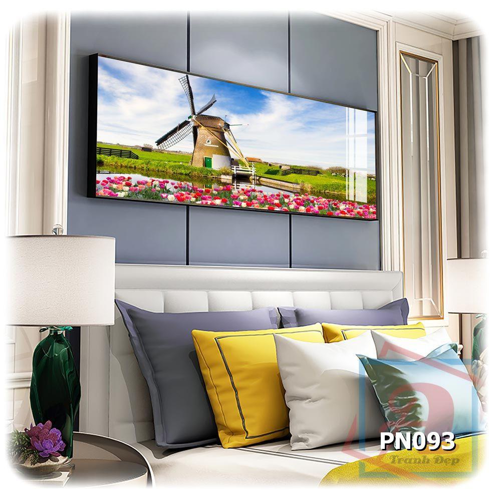 Tranh canvas khổ lớn trang trí phòng ngủ - PN093