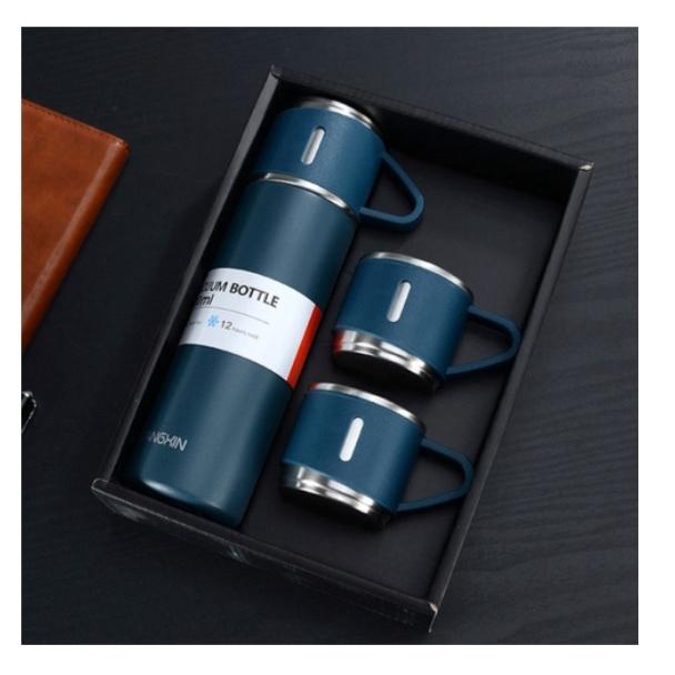 Bình giữ nhiệt kèm 2 ly cao cấp